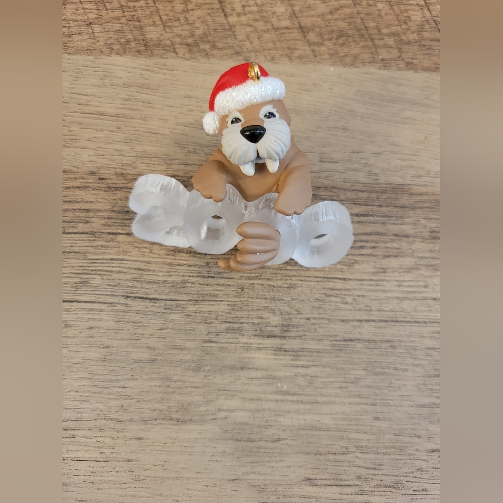 Hallmark Brown and White Holiday Ornament